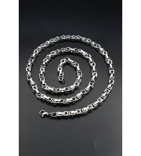 Paslanmaz Çelik Kral Model Kolye Zincir 4Mm 902591