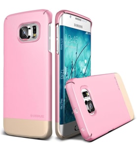 Verus Galaxy S6 Edge ile Uyumlu Case 2Link Kılıf Sugar Pink