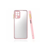 Samsung Galaxy M32 Uyumlu Kılıf Zore Hux Kapak (Pembe)