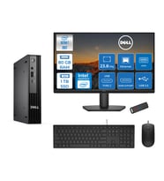 Dell Pc Pro Mıcro QCM1250 Intel® Ultra 7 265T 80GB Ddr5 1tb SSD Intel® Graphicsdell 23.8 Fhd Mon.  Freedos Mini Masaüstü Bilgisayar BTO10723F28+ZETTAUSBBELLEK