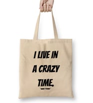 Anne Frank Quotes Gift - Vintage Retro Rainbow Style Bez Çanta Uzun Saplı