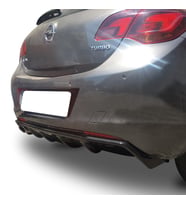 Opel Astra J HB (2010-2012) Makyajsız Arka Tampon Eki - Difüzör (Plastik)