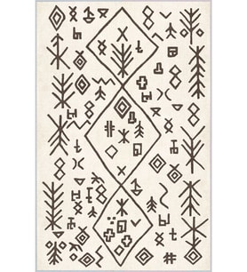 Eliana Home Baskılı, Yıkanabilir Kaymaz Taban Salon Halısı LNA1321 100x150 cm (Bej)