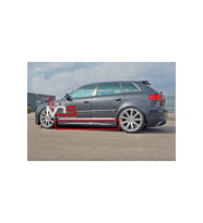 AUDİ A3 Uyumlu R MARŞPİYEL SAĞ SOL TAKIM FİBERGLASS BOYASIZ