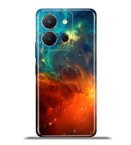 Vivo Y36 Kapak HD Renkli Dizayn Silikon Kılıf - Cosmology