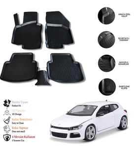 Vw Scirocco 3D Havuzlu Paspas OTL