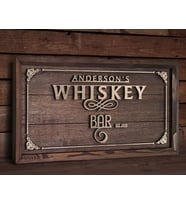 BK Gift Özel Yapım İsimli Kabartma Figür Temalı Meşe Ağacı Ahşap Bar Tablosu, Ev Dekorasyonu, Duvar Dekoru, Bar Tablo-9