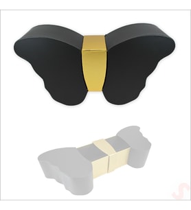 Kelebek Kutu, 33 x 18 x 9 cm - Siyah, 1 Adet (STD)