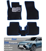 HYUNDAİ i20 ACTİVE (2015-2019) Uyumlu EVA Paspas Tam Set–Araca Özel,Kolay Montaj,Su Geçirmez