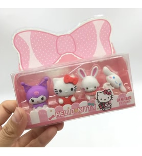 Sanrio Karakteri Silgi Seti 4 Parça Model 1