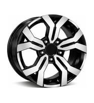 AKD-G367-01 6.5x16" 5x114.3 ET41 66.1 Black Lip Polished 16 İnç Jant Takımı (4 Adet)