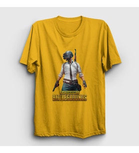 Presmono Unisex Sarı Cover Pubg T-Shirt 30103tt (Sarı)
