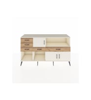 Kronos Konsol 2 Raflı 5 Çekmeceli 3 Kapaklı 176x59x99 Aytaşı-Aytaşı/Çam