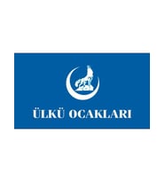 Masa Üstü Ülkü Ocakları Bayrağı 15x23cm Masa Bayrağı