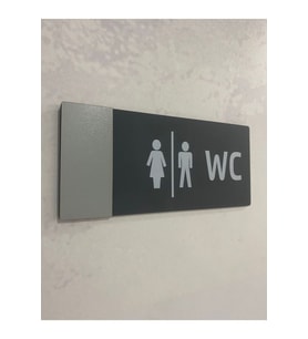 Mat Klasik Seri Wc Yönlendirme Tabelası