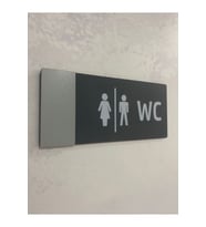 Mat Klasik Seri Wc Yönlendirme Tabelası