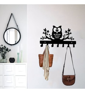 Dekoratif Metal Duvar Askısı - Modern Portmanto