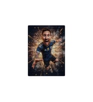 Ghostbastır Design Messi 99 Parça Ayaklı Puzzle – Dekoratif Çocuk Yapbozu 087