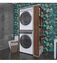 Kenzlife çamaşır-kurutma makinesi dolabı bolodenka cvz 180*090*60 banyo kapaksız arkalıksız (Karışık)