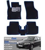 RENAULT MEGANE 2 HATCHBACK (2002-2008) Uyumlu EVA Paspas Tam Set–Oto Paspas,Araca Özel