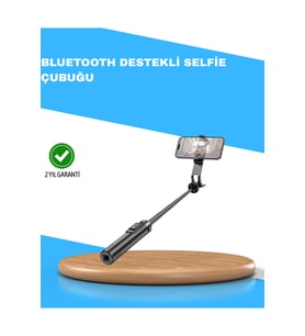 Işıklı 130cm Uzaktan Kumandalı Bluetooth Selfie Çubuğu, Ayarlanabilir