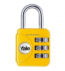Yale geniş tip mini şifreli asma kilit