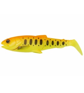 Savage Gear Craft Cannibal Paddletail 10.5 cm 12gr 1 Adet Silikon Yem Golden Ambulance