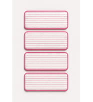 Pembe Mikrofiber Tablet Mop Yedek Bezi 4'lü Set, 33x12.5 cm, yüksek kalite
