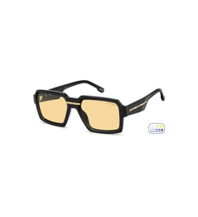 Unisex Plastik Güneş Gözlüğü Vıctory C 15/s Siyah çerçeve Sarı Uv 400 Cam