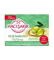 Hacı Şakir Hacı Şakir Zeytinyağı Gliserinli Duş Sabunu 4 x 125 gr Banyo Sabunu
