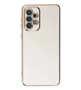 Newface Samsung Galaxy A73 5G Kılıf Volet Silikon - Beyaz