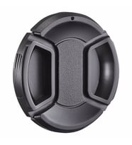 82mm Snap On Lens Kapağı, Objektif Kapağı Bağcıklı (Siyah)