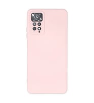 Xiaomi Redmi Note 11 Pro Kılıf Nano İçi Kadife Silikon - Pudra
