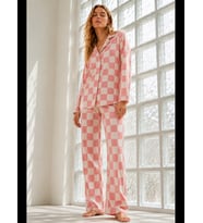Night Kadın Regular Bürümcük Pijama Takımı