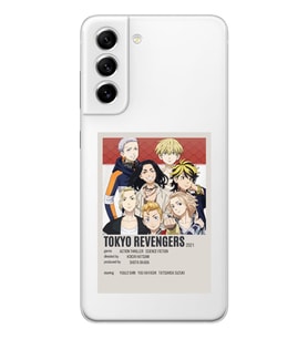Samsung Galaxy S21 FE Uyumlu Tokyo Revengers Poster Tasarımlı Şeffaf Telefon Kılıfı
