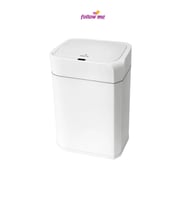 FOLLOW ME Follow Me Sensörlü Çöp Kovası 22 L Beyaz Temassız Otomatik Kapaklı Plastik Çöp Kutusu
