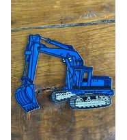 13X17 CM ÜTÜ İLE YAPIŞAN KEPÇE DOZER ÇOCUK ARMA DİKİŞ HOBİ AKSESUARI