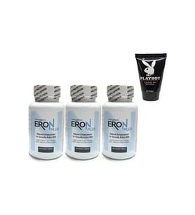 Süper Mucizevi Lubricant 50 ml Jel +3 Adet Eron Plus 60LI Erkeklere Özel