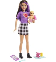 Barbie Bebek Bakıcısı Skipper Bebek Serisi GRP11 (Çok Renkli)