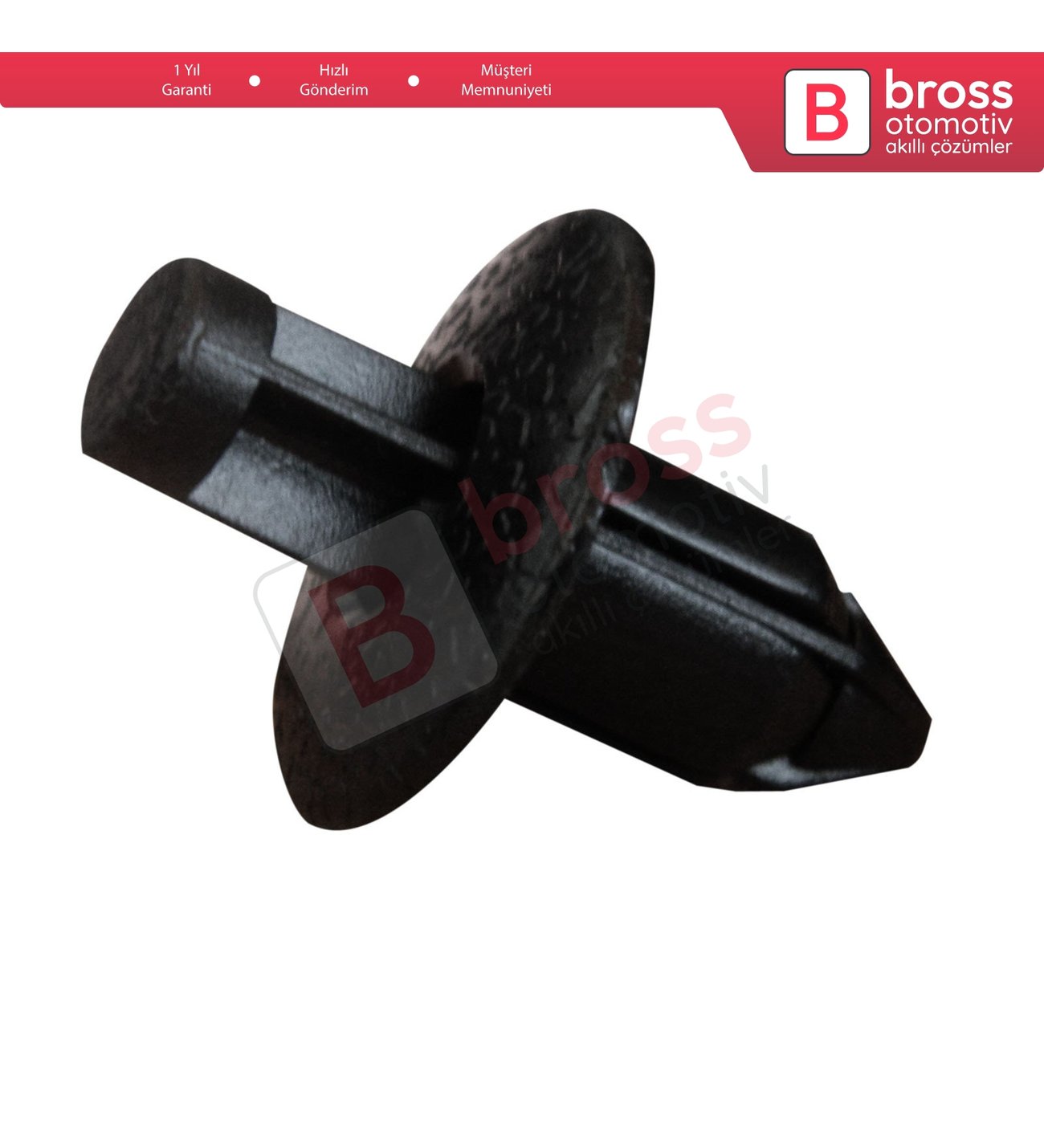 Mitsubishi için 10 Adet İç Döşeme Tampon ve Izgara Klips MB619582