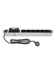 Amp Pdu 6'Lı Sigortalı Rack Tipi Priz Grup
