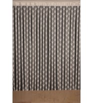 KELEBEK  MODEL KREM RENK İP PERDE HAZIR DÜĞMELERİ DİKİLMİŞ İP PERDE 300*270 cm