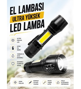 HS-41 EL LAMBASI Ultra Yüksek Led Lamba