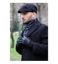 Kışlık Erkek Peaky Blinders İngiliz Driver Kasket Lacivert 7404