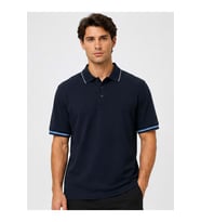 Mavi M0613369-70490 Şerit Detaylı Polo Yaka Tişört Erkek Tişort