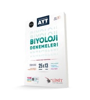 Limit Yayınları 2024 - 2025 Müfredat Ayt Biyoloji Denemeleri (Çok Renkli)