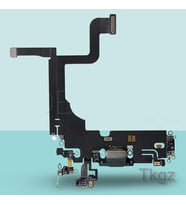 Apple İphone 13 PRO Full Şarj Soketi Filmi FLEX (YEŞİL)