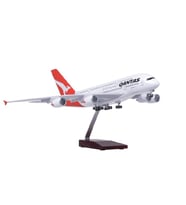 HEDİYELİK-MAKET UÇAKLAR-QANTAS-ÖLÇEK : 1:162 45 CM-JA380Q