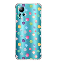 PrintiFy İnfinix Note 11 Uyumlu Water Color 6 Baskılı Şeffaf Köşe Korumalı Antişok Kılıf