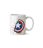 Captain America Shield Porselen Kupa Bardak